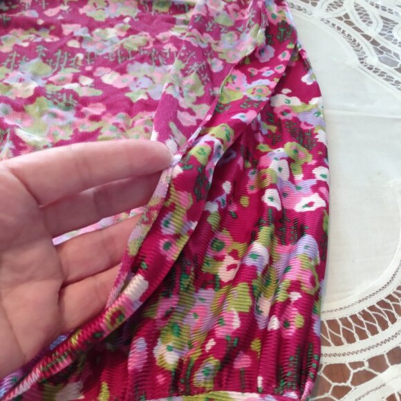 Vintage Peignoir Robe Over Dress 28" Bust 22" Waist Dressing Gown Dress Duster - Picture 15 of 16